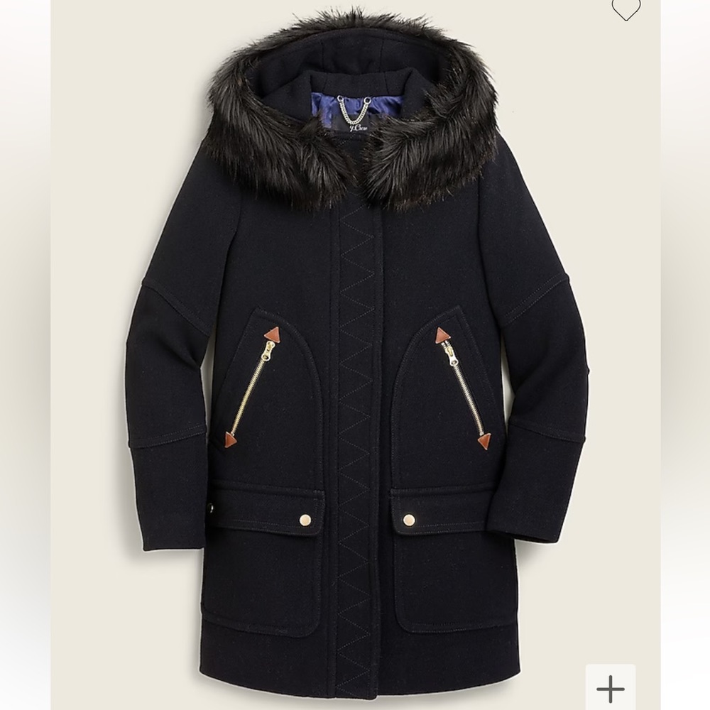 Jcrew Chateau parka in Italian stadium-cloth wool